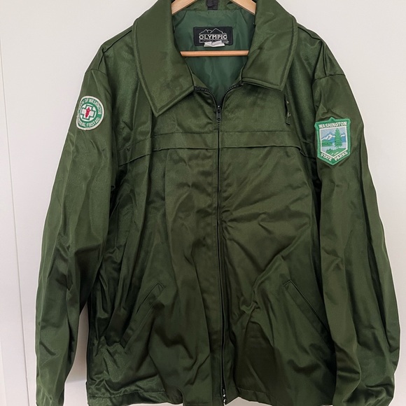 Other - Vintage 1970’s Washington State Parks Green Park Ranger Jacket